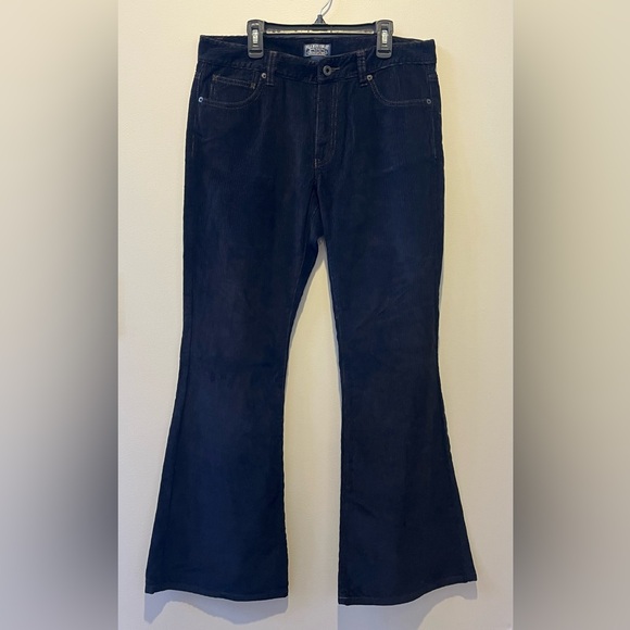 Ralph Lauren Polo Jeans Company Corduroy Flare/Wide leg pant size 10X32 - Picture 2 of 5